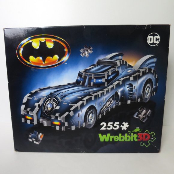 Wrebbit 3D Batman Batmobile Foam Puzzle 255 Piece - Picture 1 of 9